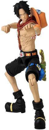 Bandai - One Piece - Anime Heroes - Portgas D. Ace Action Figure - COLLECTIBLES - Multicolor