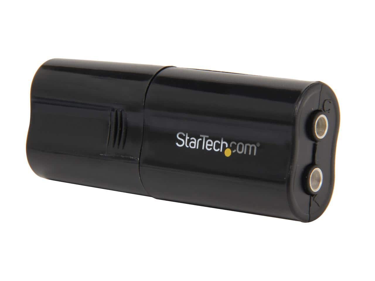StarTech.com - ICUSBAUDIOB USB Interface Black Audio Adapter