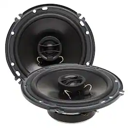 Powerbass - S-6752 - 6.75" Coaxial OEM Replacement Speakers - Pair - Black/Gray