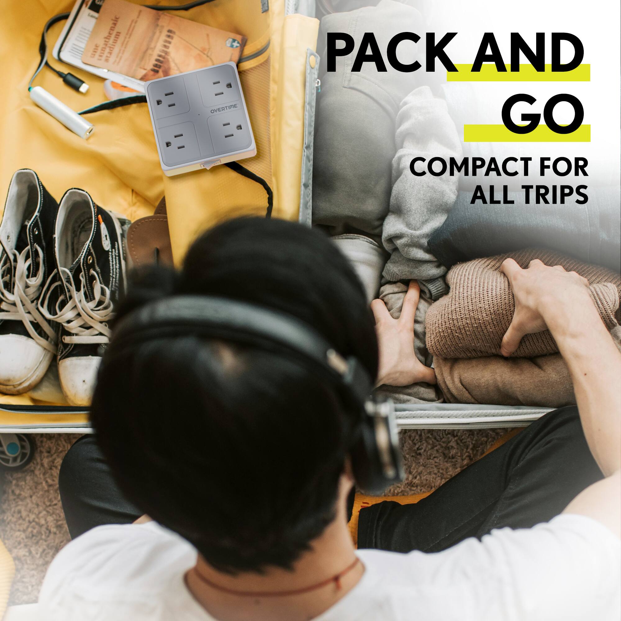 PACK AND GO  
COMPACT FOR ALL TRIPS