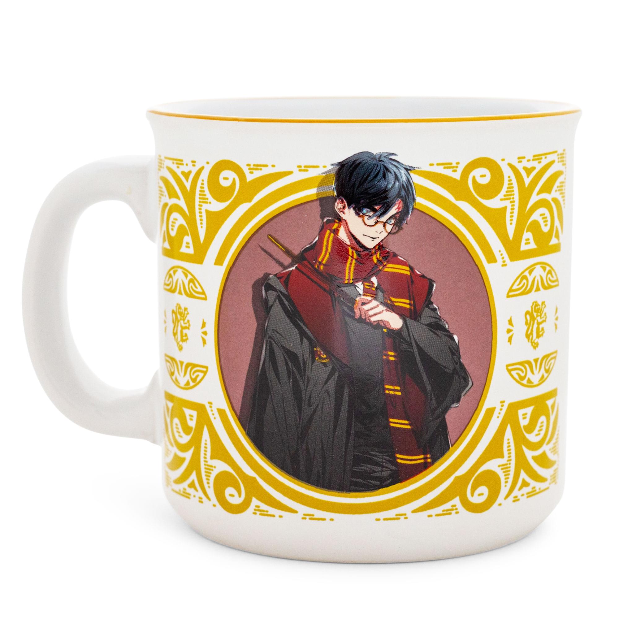 Alt View 1. Silver Buffalo - Harry Potter Anime Style Ceramic Camper Mug | Holds 20 Ounces - Red.