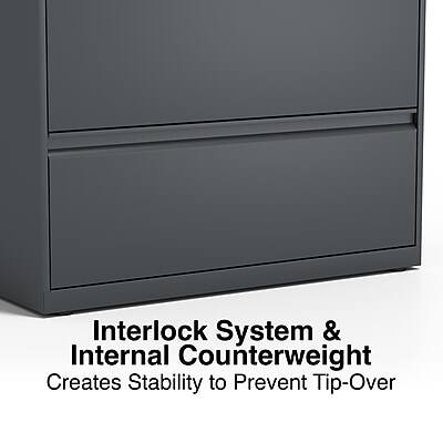 Interlock System & Internal Counterweight  
Creates Stability to Prevent Tip-Over