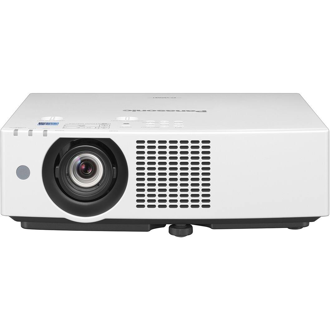 Alt View 1. Panasonic - Panasonic PT-VMW61 LCD Projector - 16:10 - Ceiling Mountable, Floor Mountable - White - 1280 x 800 - Front, Rear - White.