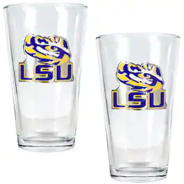 Great American Products - LSU Tigers 16oz. Pint Glass Set - Multicolor