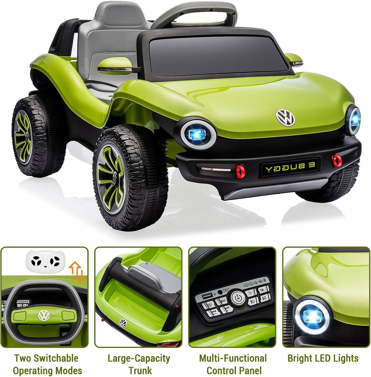 - Two Switchable Operating Modes
- Large-Capacity Trunk
- Multi-Functional Control Panel
- Bright LED Lights