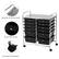 - Handrails for Moving Easily
- Round Metal Knobs
- Two Wheels with Brakes
