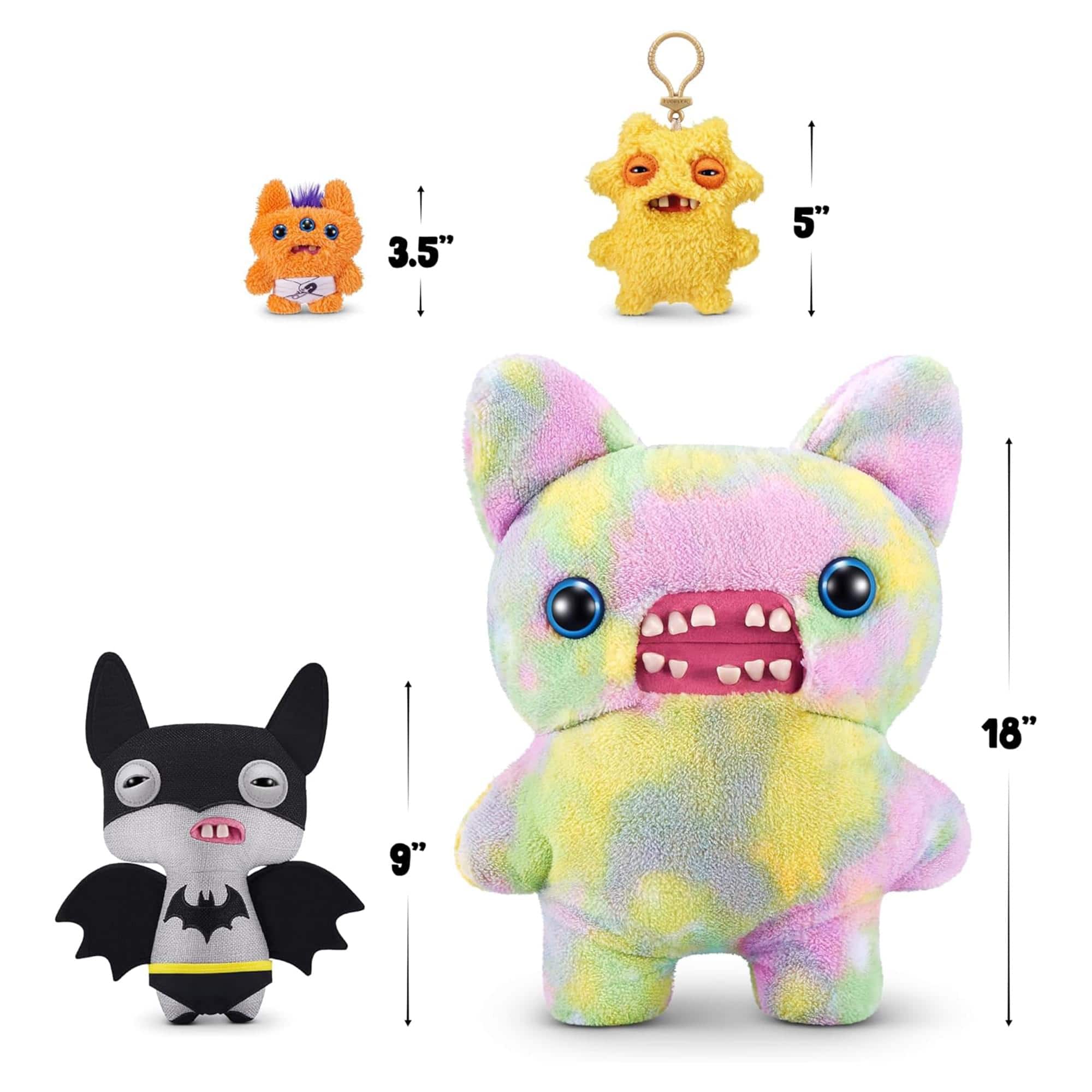 ZURU DC x Fuggler 9 Inch Collector Plush | Batman Multi Colored