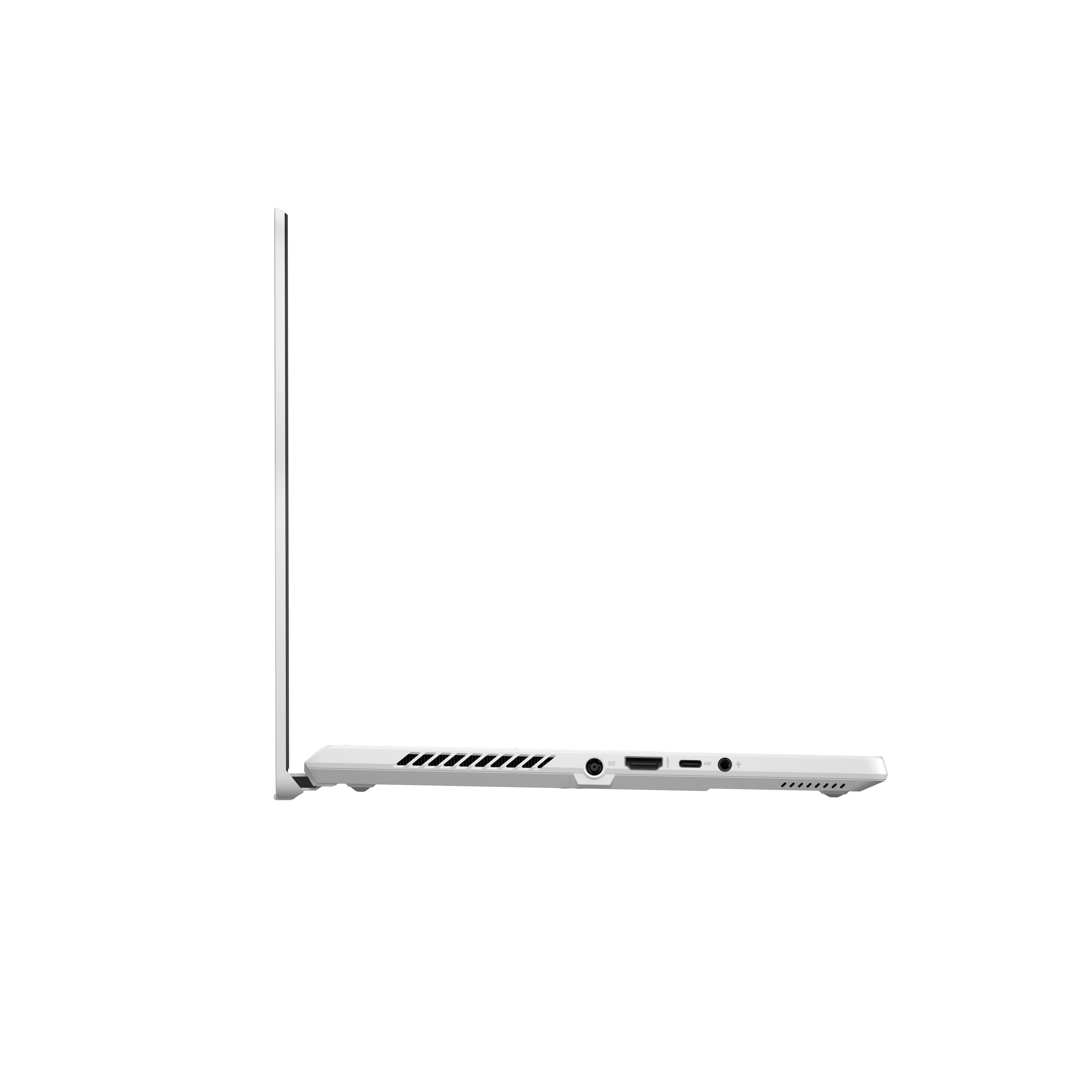 Alt View 10. ASUS - ROG Zephyrus 14” WQXGA 120Hz Gaming Laptop – AMD Ryzen 9– 16GB DDR5 Memory – AMD Radeon RX 6700S – 1TB PCIe 4.0 SSD - White.