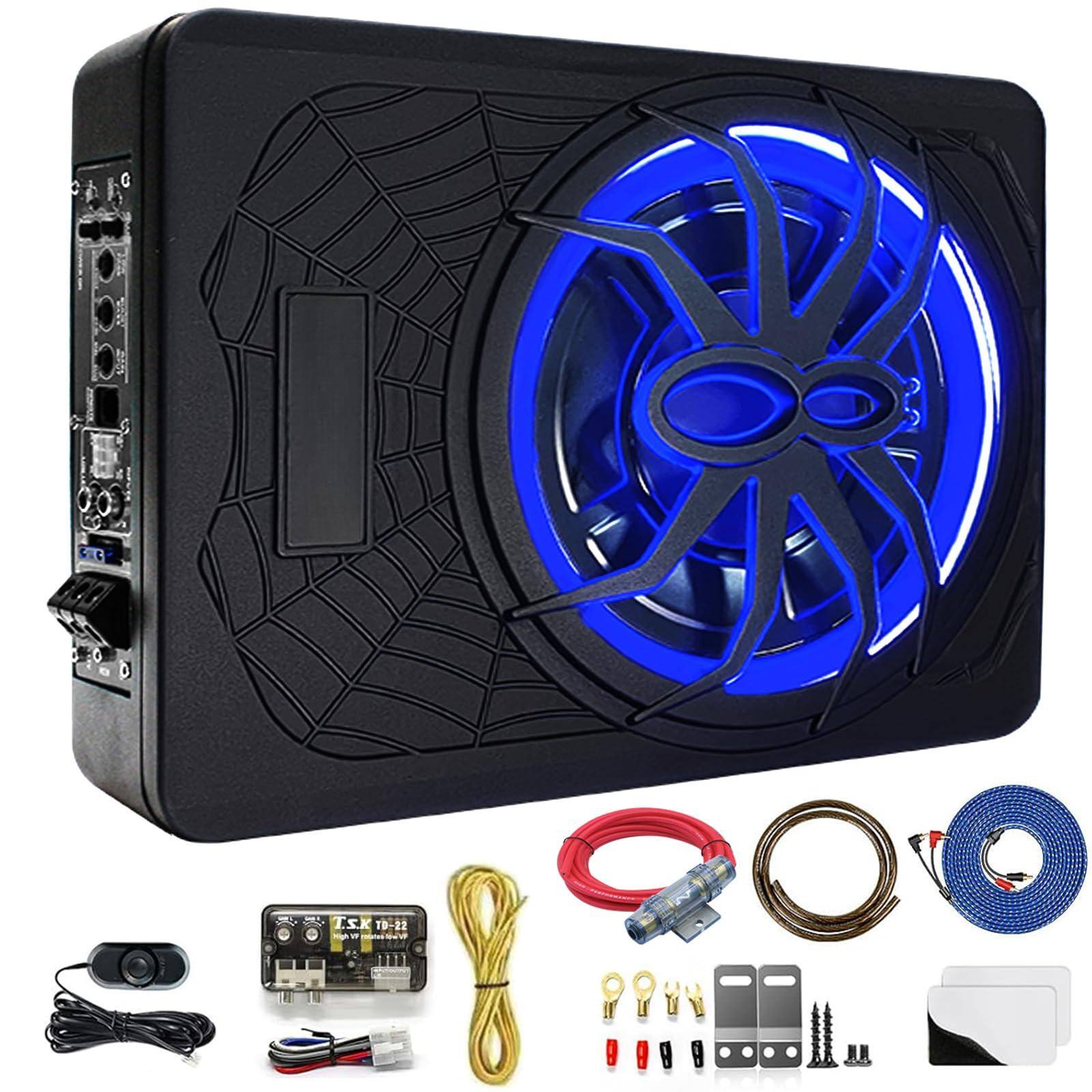TECH SAFARI - 1200w low Level Input Car truck Audio Sub Amplifier Amp Combo Package Led Upgraded Apower From Out Crowd - Default