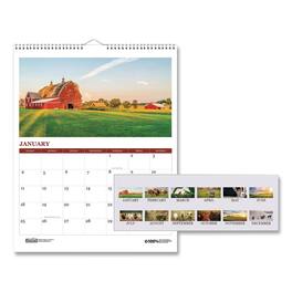 House of Doolittle - 100% Recycled Farm Life Wall Calendar, 11 x 14, White/Multicolor Sheets, 12-Month (Jan-Dec): 2026