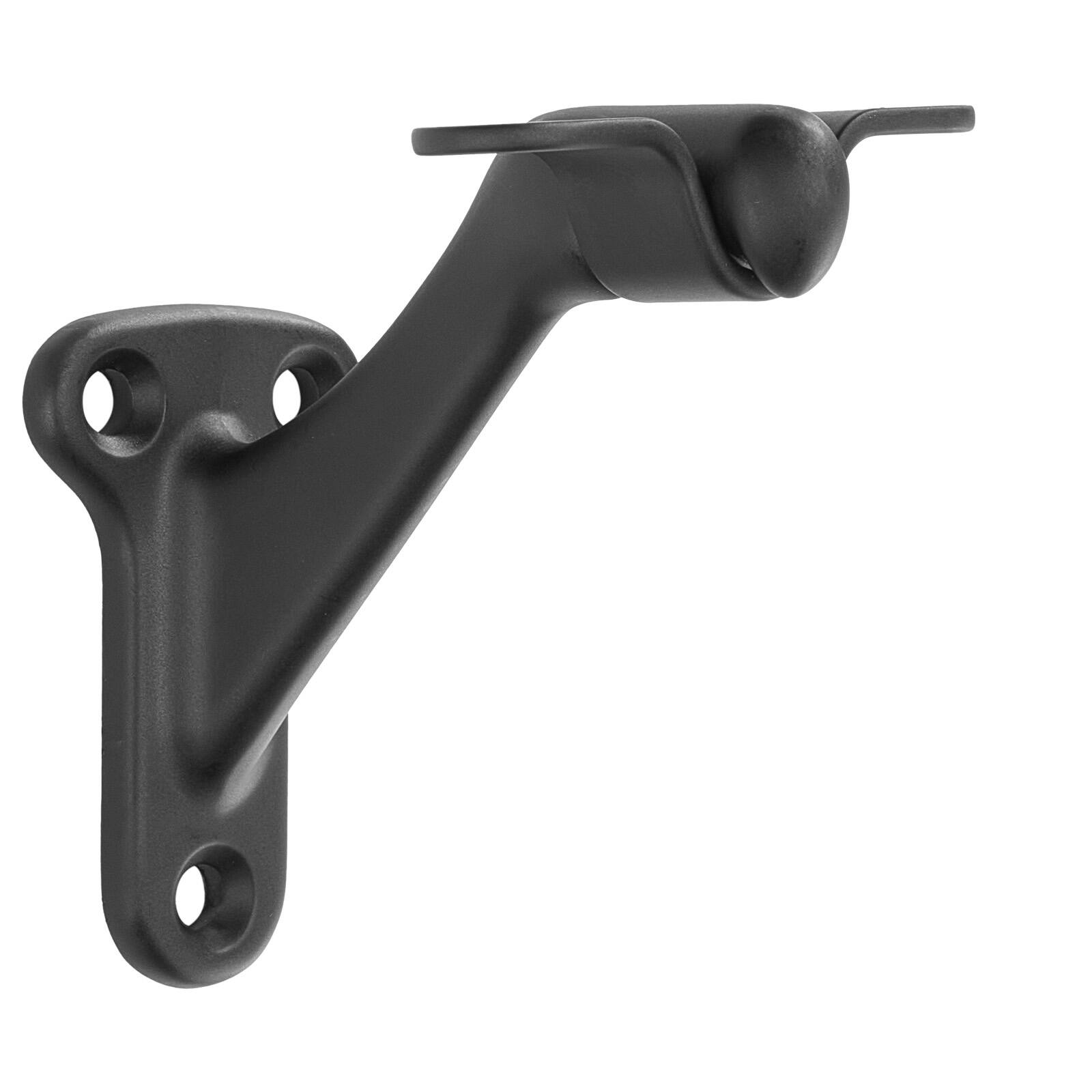 Alt View 5. VEVOR - Handrail Hardware Bracket, 6 Packs Heavy Duty Hand Rail Brackets, Flexible Angle Adjustment & Easy Install - Black.