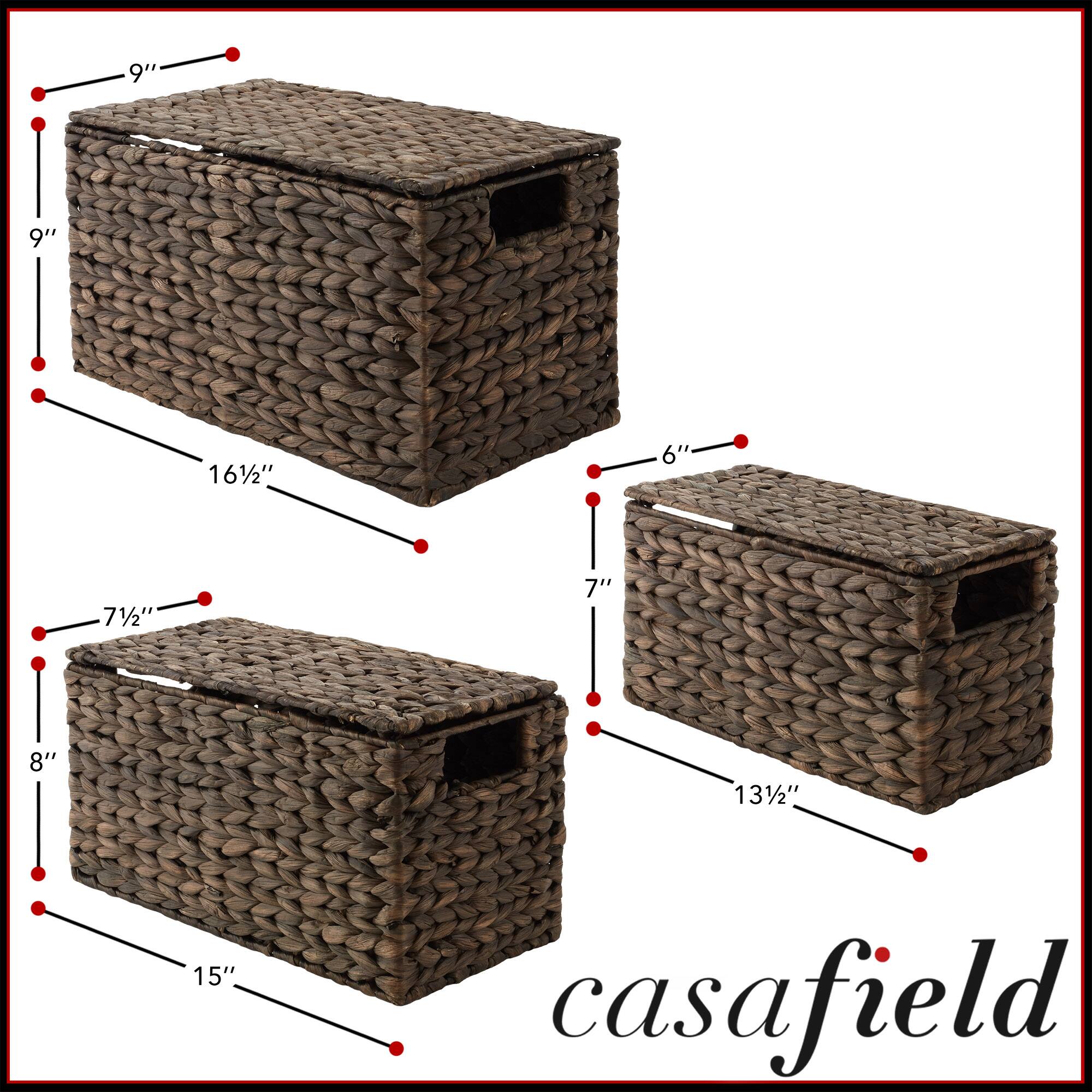 9" 9" 16½" 6" 7½" 7" 8" 13½" 15" casafield