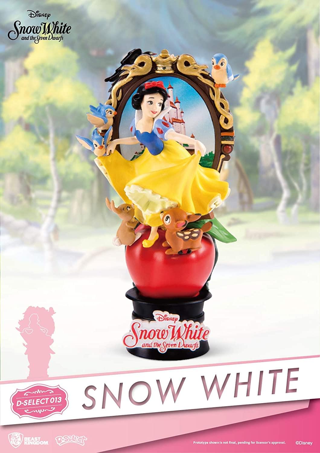 Disney Snow White and the Seven Dwarfs  
Disney Snow White and the Seven Dwarfs  
Cyuns 013 SNOW WHITE D-SELECT BEAST Select KINGDOM  
Prototype shown is not final, pending for licensor's approval.  
Disney
