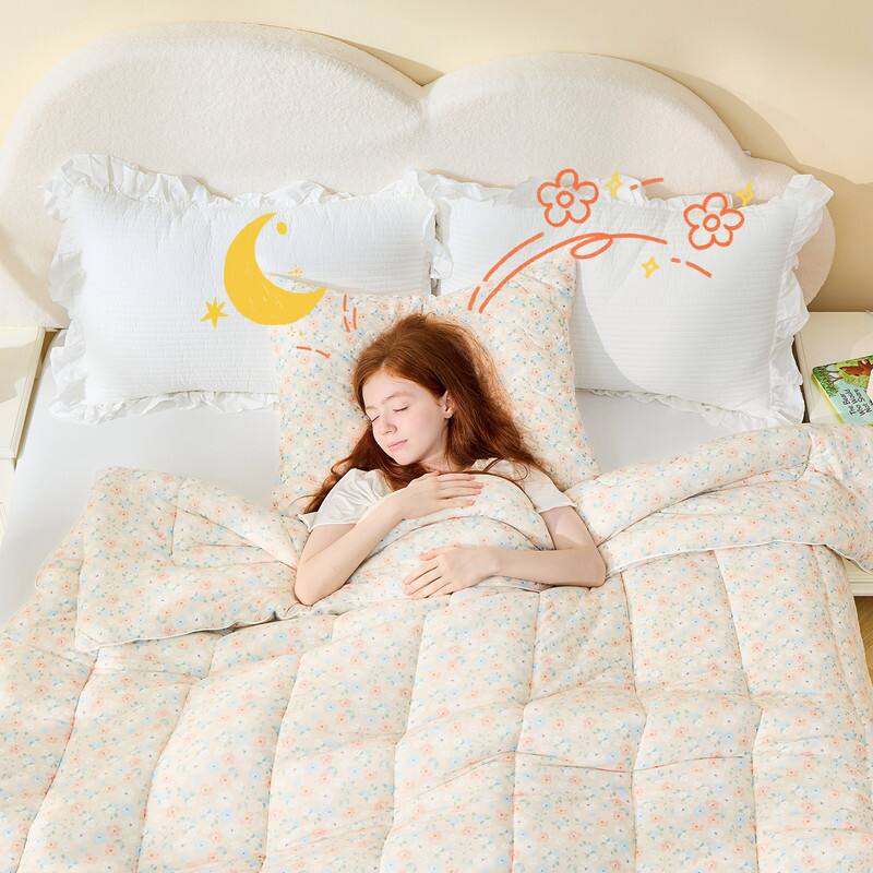 Alt View 4. Bestier - Twin Kids Comforter Set – 2 Pcs All-Season Bedding with Skin-Friendly Lightweight Quilt & Pillowcase - Yelow.