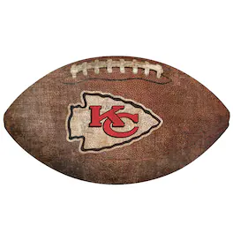 Fan Creations - Kansas City Chiefs 12'' Football Sign - Multicolor