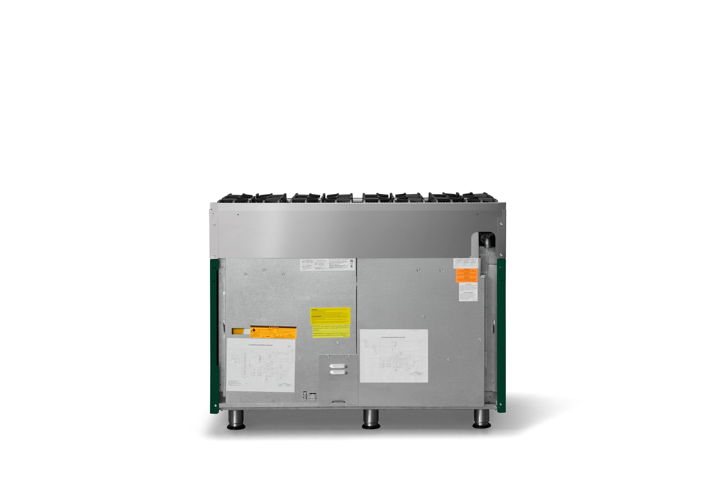 Back. Viking - 5-Series Gas Open Burner Range - Ivy.