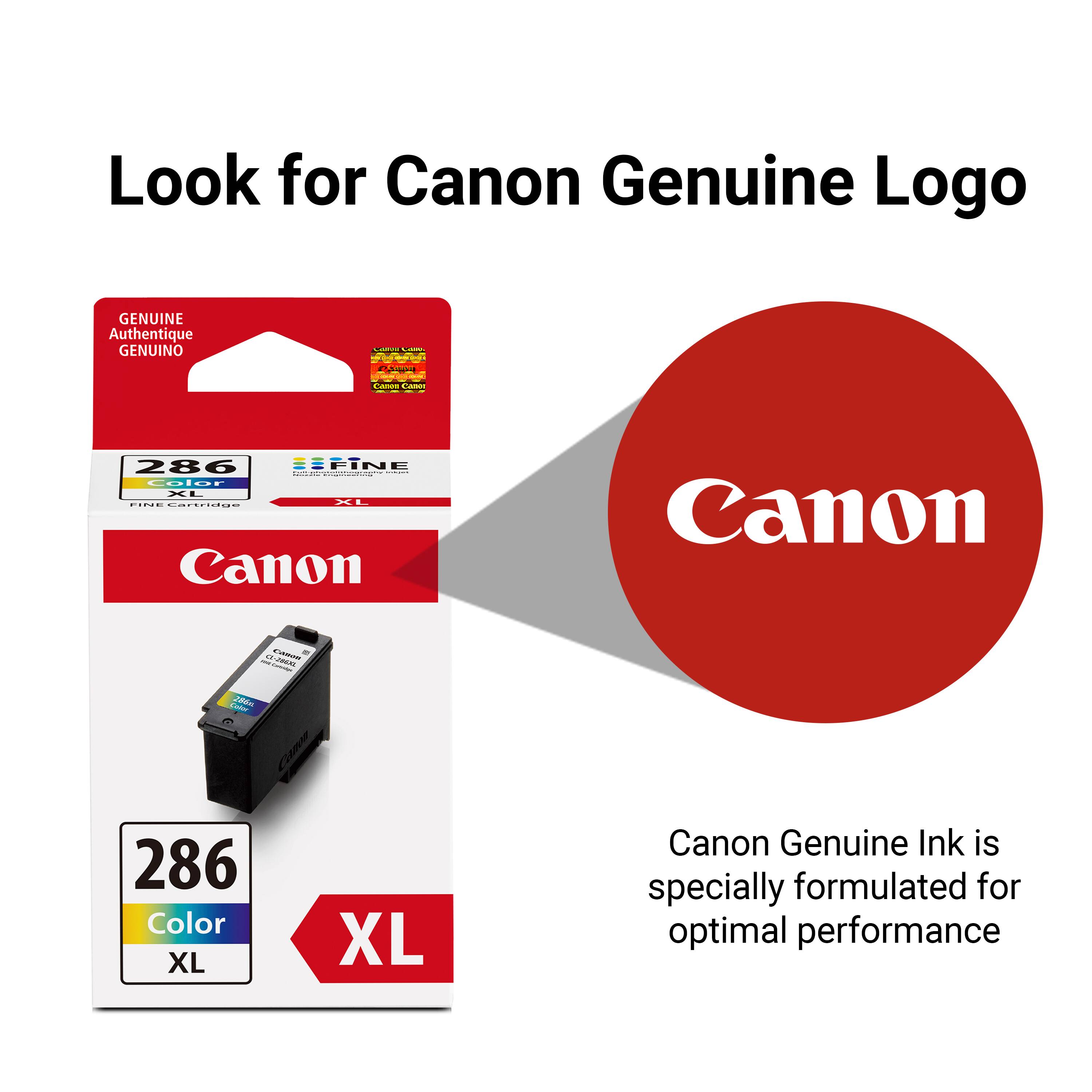 Look for Canon Genuine Logo

Canon Genuine Ink is specially formulated for optimal performance