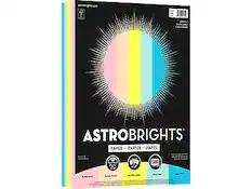 ASTROBRIGHTS
PAPER • PAPIER • PAPEL
500 SHEETS
ASTROBRIGHTS
PAPER • PAPIER • PAPEL
- 24 lb.
- 8.5" x 11"
- 500 sheets
- Acid-free
- Lignin-free
- Recyclable
www.astrobrights.com