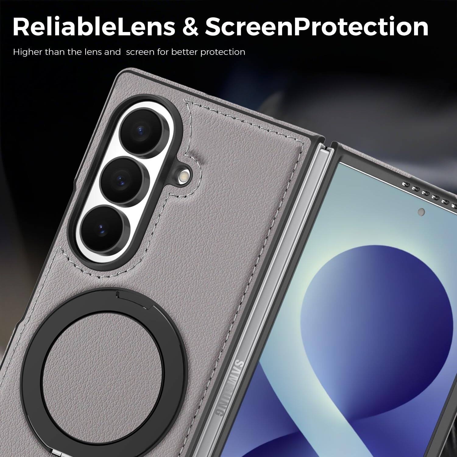 ReliableLens & ScreenProtection  
Higher than the lens and screen for better protection