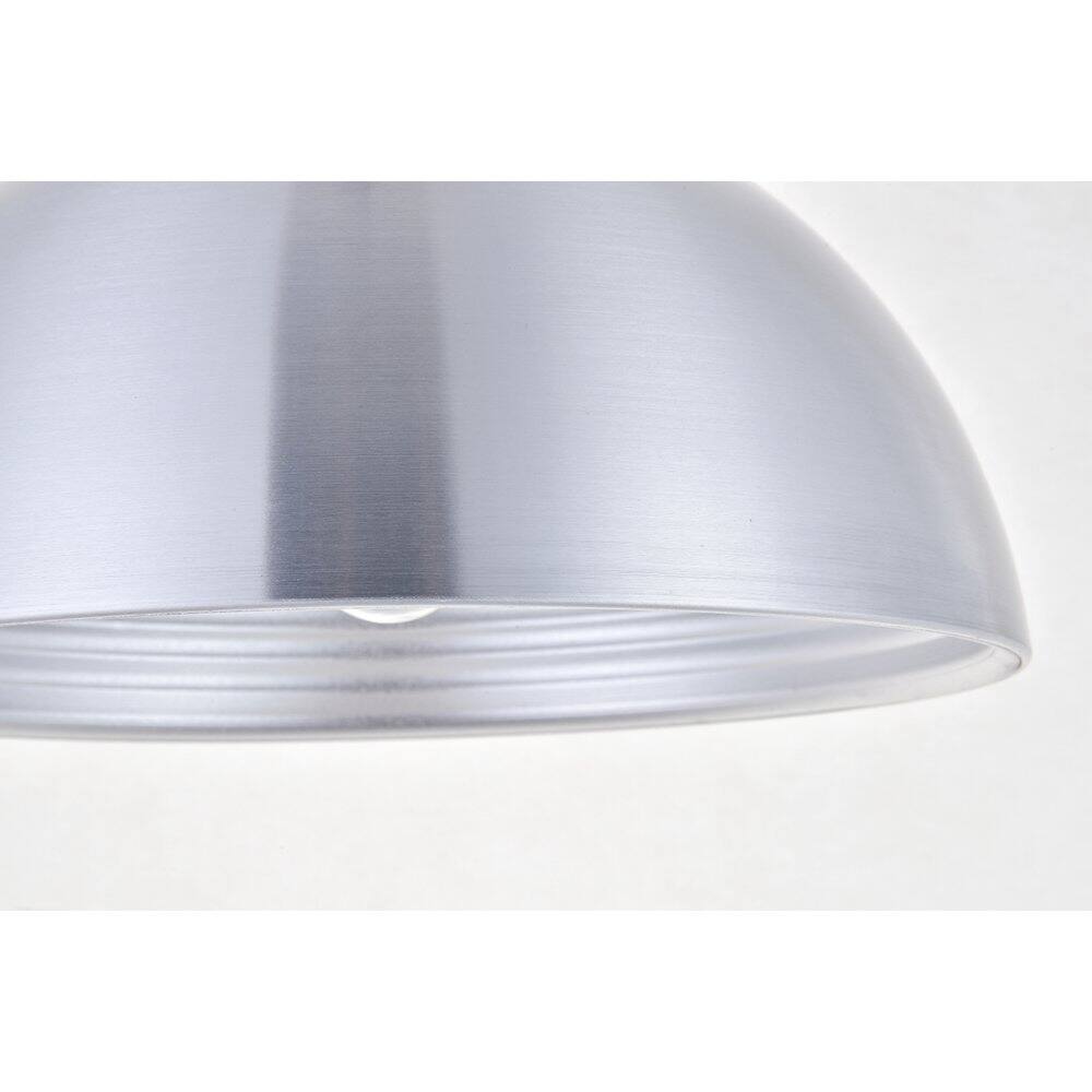 Alt View 2. Living District - Circa 1 Light Burnished Nickel Pendant - Burnished Nickel.