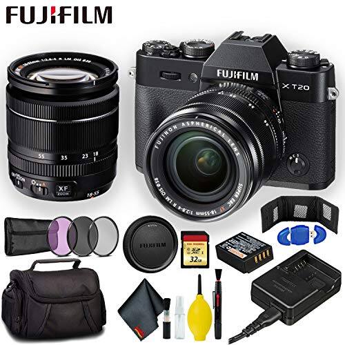 FUJIFILM - LA Ou FUJIFILM X T20 55 OON I o.. 35 XF 20OM 23 18 I 18-55 FUJINON ASPHERICAL LENS e50SIO 058 DIS SUPER LM EBC 1:2.8-4 18-55mm FUBEILM 32m