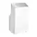 Alt View 5. Keystone - 14,000 BTU ASHRAE/12,000 BTU DOE Portable Inverter Air Conditioner with Remote Control - White.