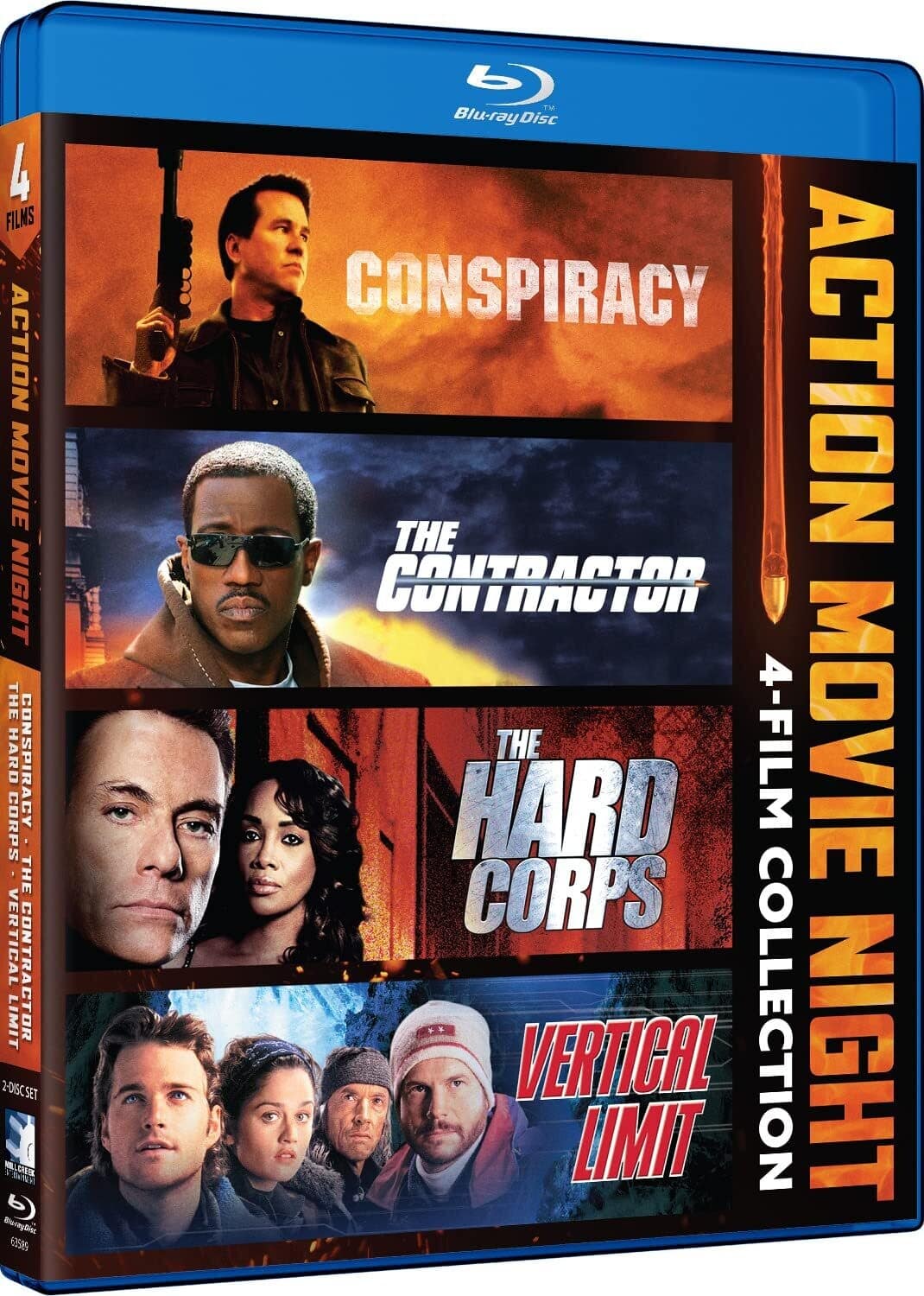 Action Movie Night: 4-Film Collection  - BLU-RAY