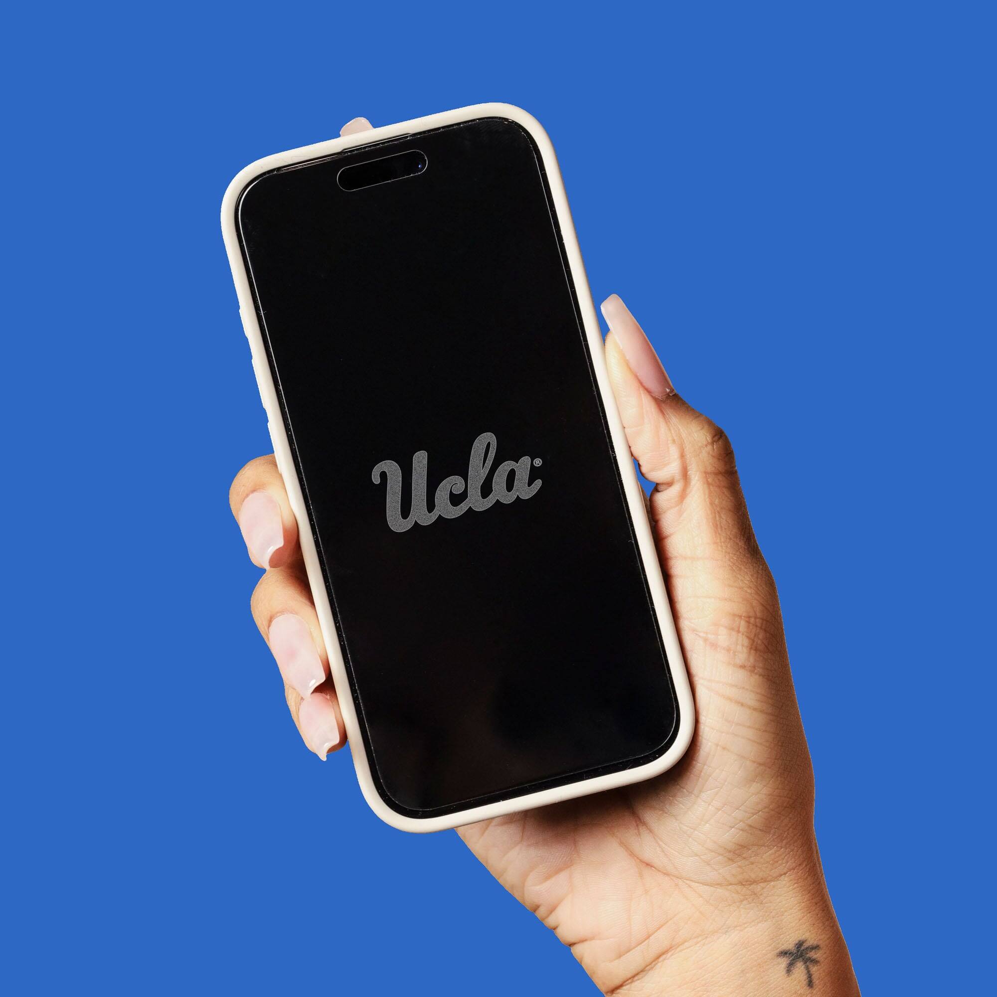 Alt View 3. Screen Skinz - UCLA Bruins iPhone Privacy Screen Protector - 16 Pro Max - Multicolor.