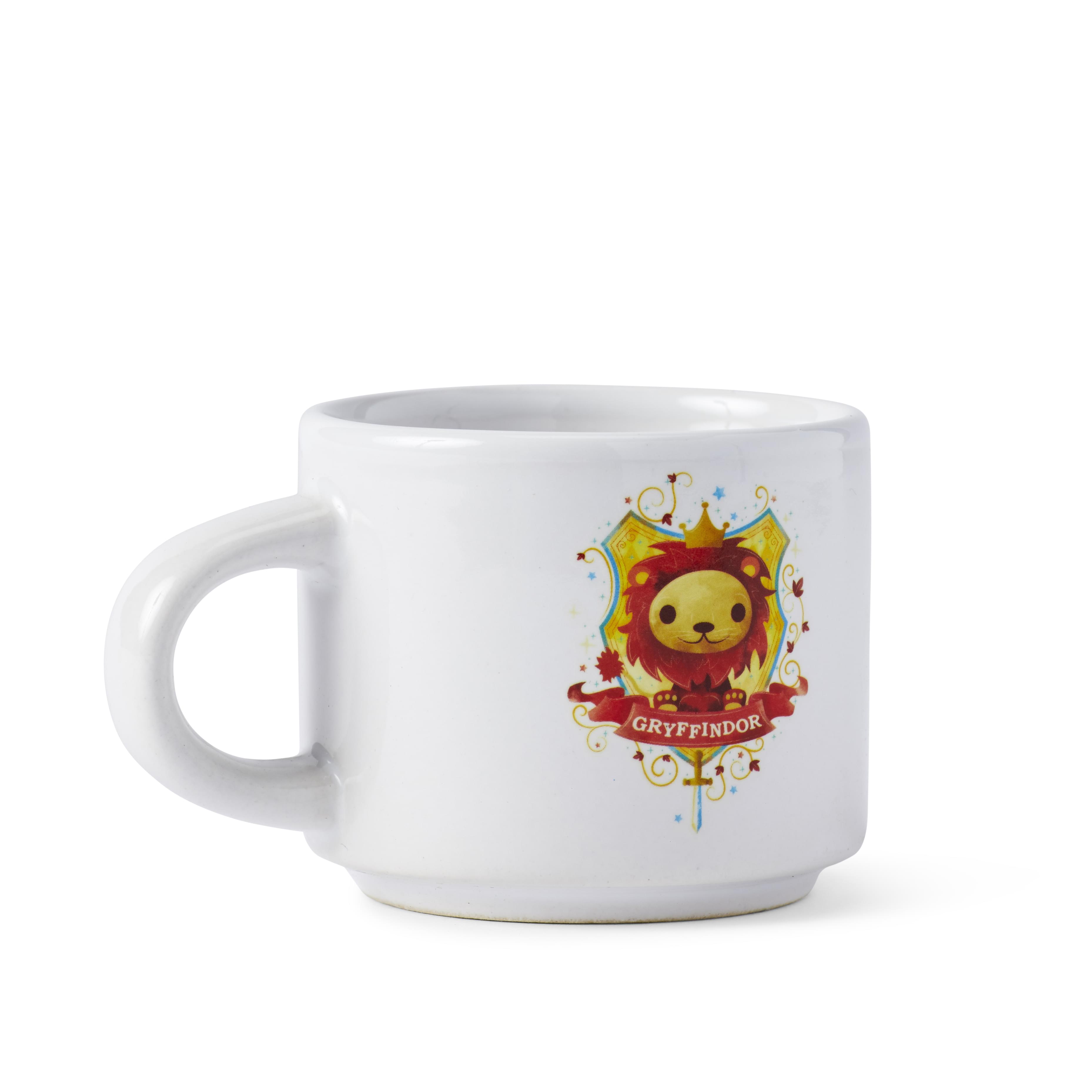 Alt View 10. Harry Potter - Harry Potter Hogwarts House Gryffindor Ceramic Mini Mug - 2.67”L x 2”H - Orange.