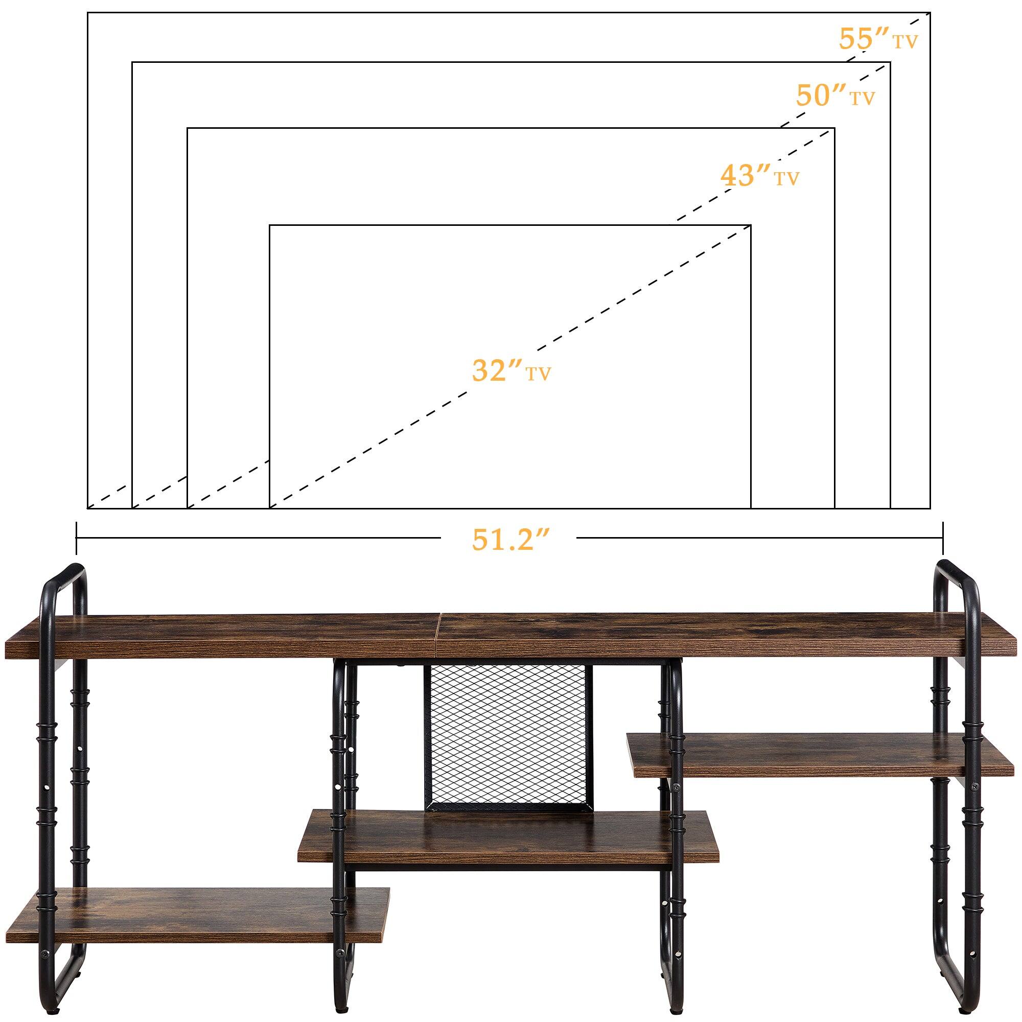 55" TV  
50" TV  
43" TV  
32" TV  
51.2"