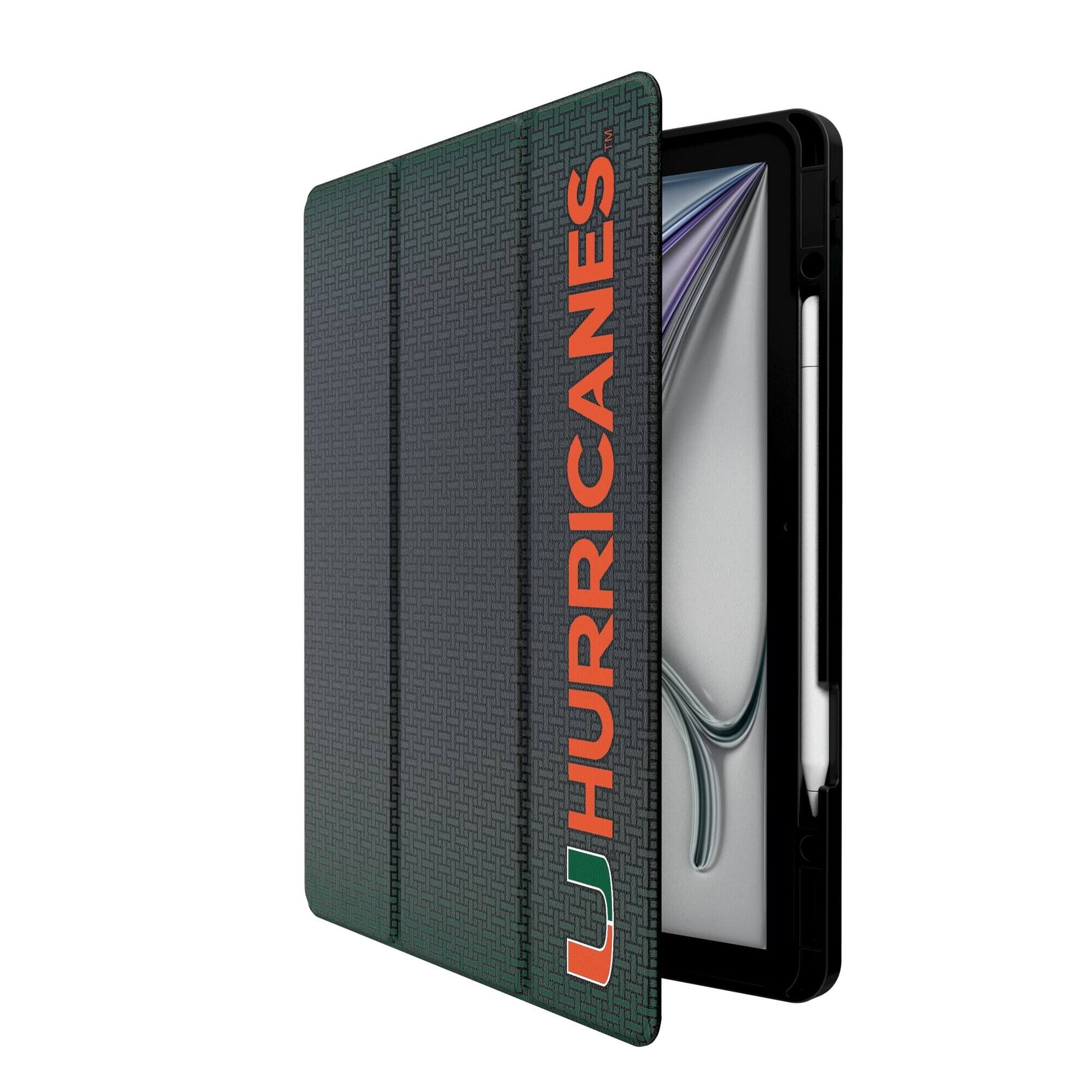 Alt View 1. Keyscaper - Miami Hurricanes iPad Case - 13in Air M2 - Black.