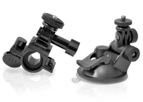 Alt View 7. Pyle - Pyle Mini HD Sports Action Camera - 5MP, 2” Screen, USB, SD Card, Rechargeable Battery, Waterproof, Bike Mount.