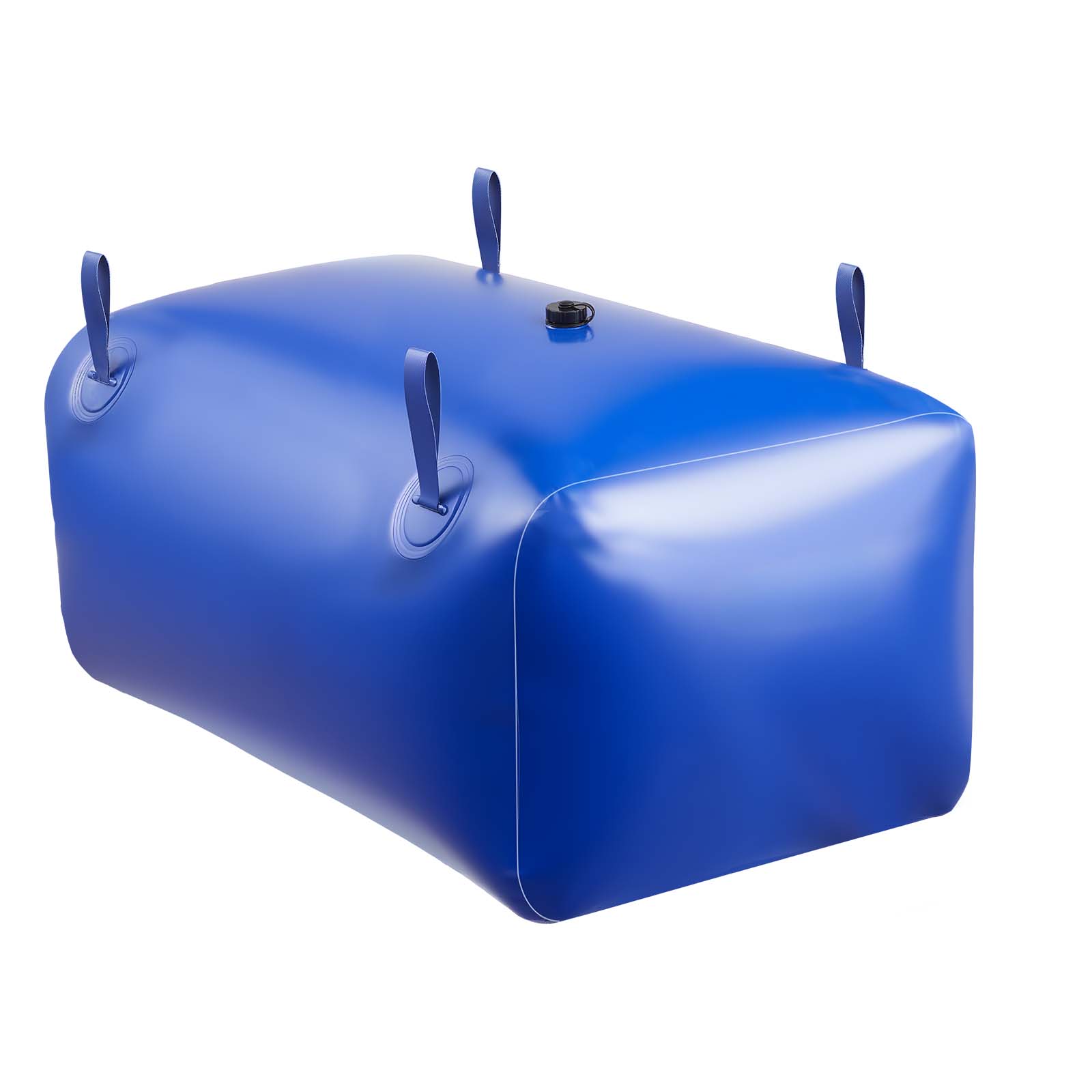 Alt View 5. VEVOR - Water Storage Bladder 63.4 Gallon Large Capacity Water Bag, Portable & Collapsible Soft Waters Container, Leakproof - Blue.