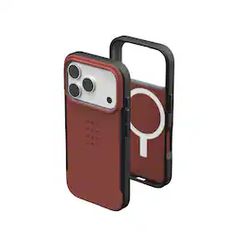 UAG - iPhone 18 Pro Case/iPhone 17 Pro Case with MagSafe, HyperCush Impact Protection, Civilian - Burgundy