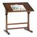 Angle. Studio Designs - Studio Designs Vintage Drafting Table Wood-Rustic Oak - Rustic Oak.