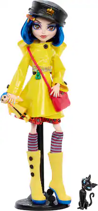 Front. Monster High - Skullector Coraline 11.4" Collectible Doll.