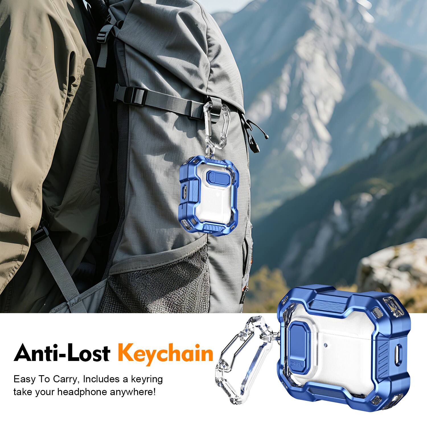 Anti-Lost Keychain

Easy To Carry, Includes a keyring take your headphone anywhere!