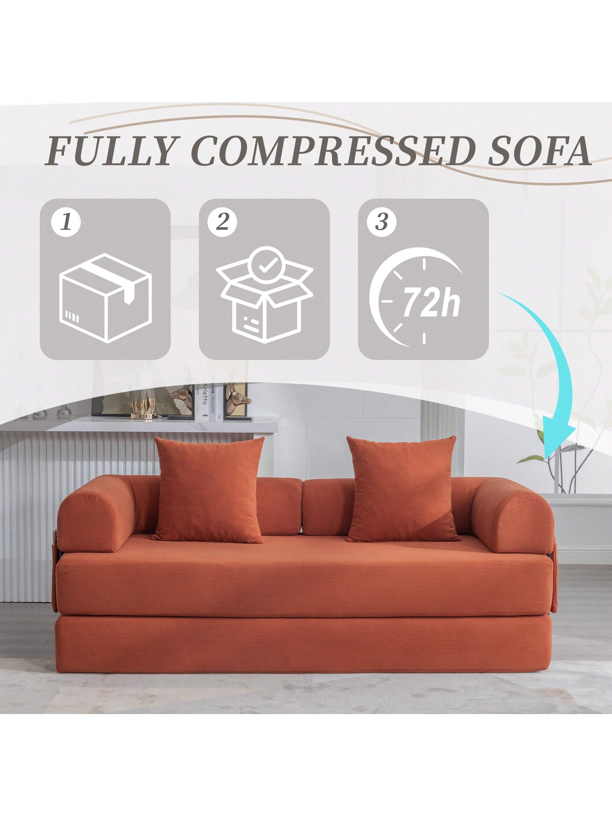 FULLY COMPRESSED SOFA

1. 
2. 
3. 72h