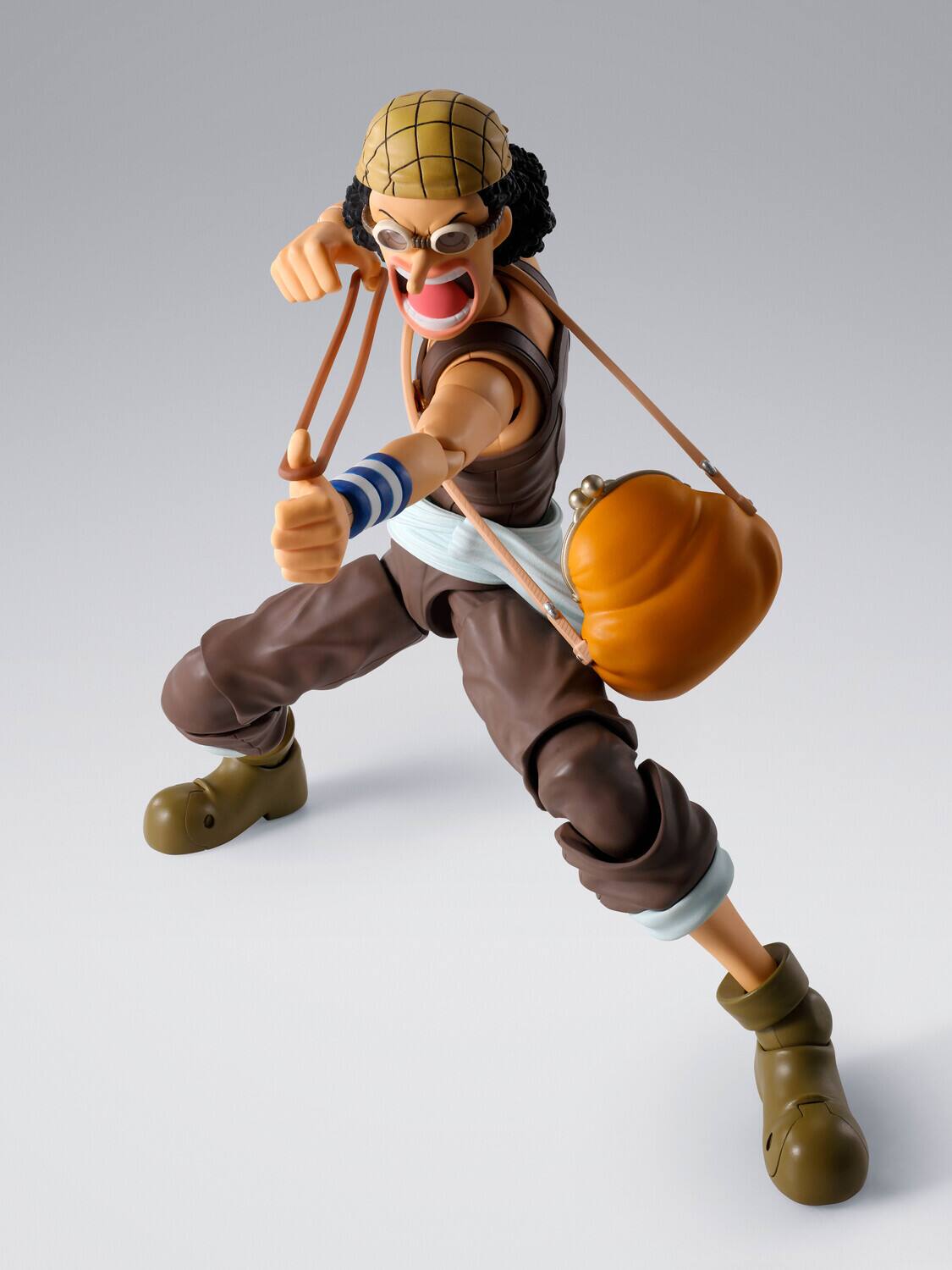 Alt View 1. Bandai - Tamashii Nations - One Piece - S.H.Figuarts - Usopp (Romance Dawn) Action Figure   - COLLECTIBLES - Multicolor.