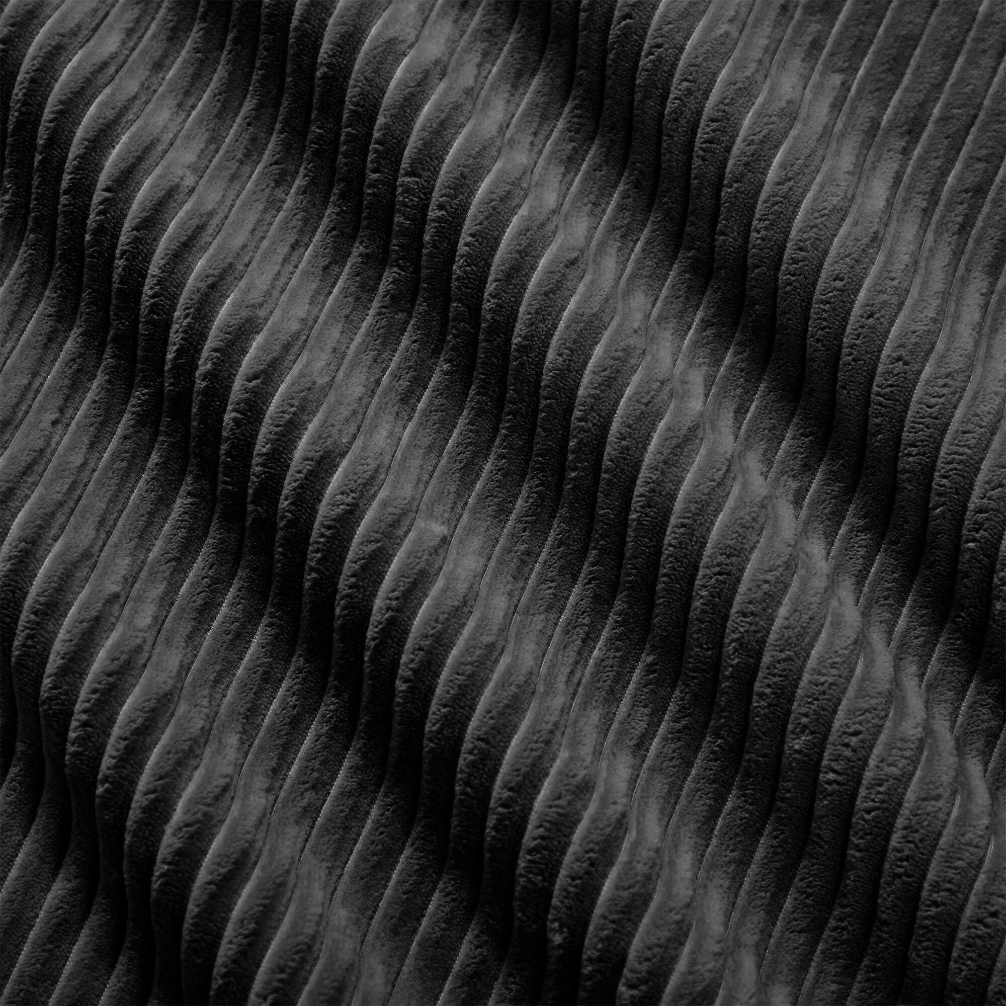 Alt View 6. LOVMOR - 4 Seater Corduroy Sectional Couch U Shaped Modular Deep Seat Storage Ottoman No Assembly Tufted For Soft TV XL - Black.