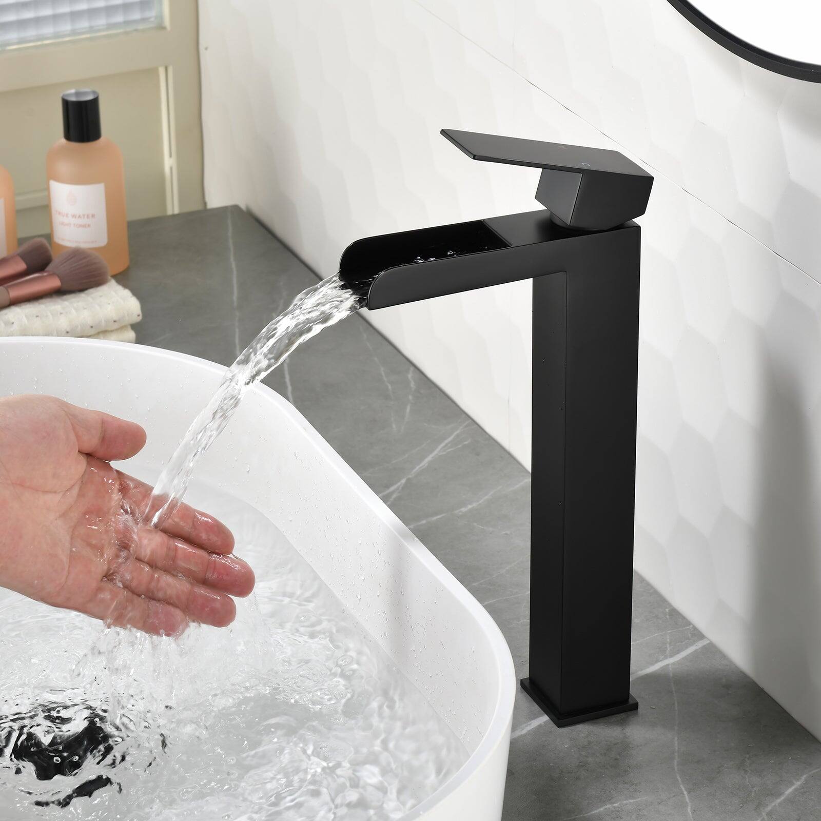 The text on the image reads: "THE WATER"