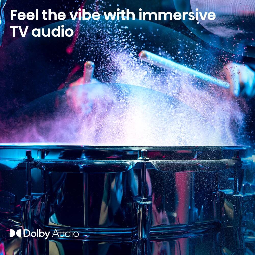 Feel the vibe with immersive TV audio

Dolby Audio