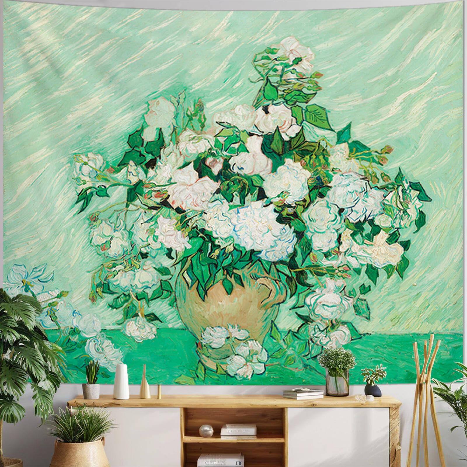 Gogh Floral Tapestry-60"L x 51"W