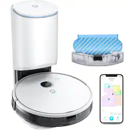 ECOVACS Robotics - ECOVACS YEEDI VAC STATION K781+ 3 in 1 Cleaner - WHITE