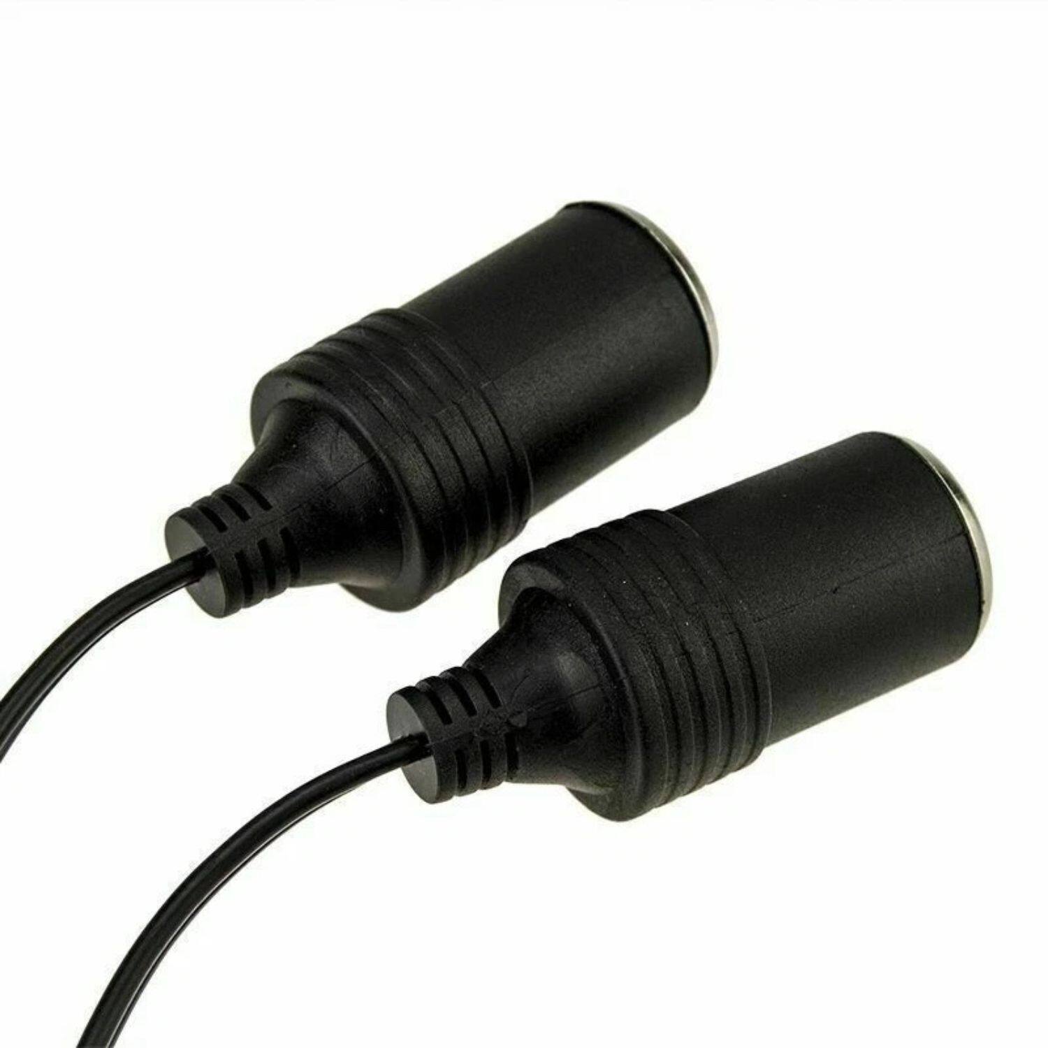 Alt View 4. Home Collection - Dual Car Cigarette Lighter Splitter Charger – 12V/24V Power Socket Adapter with Dual DC Outlets and USB Ports.