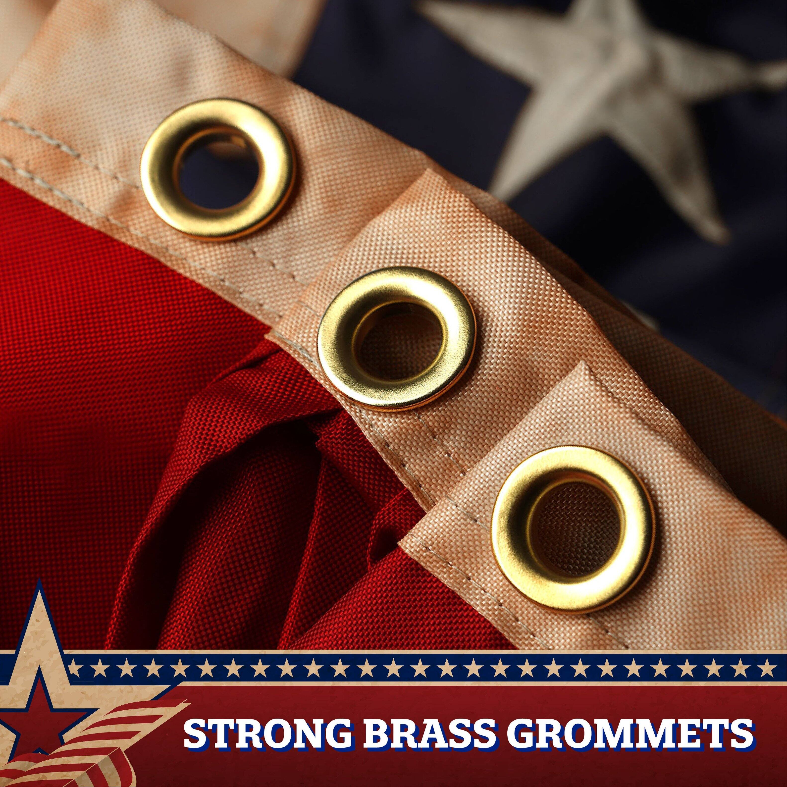 STRONG BRASS GROMMETS