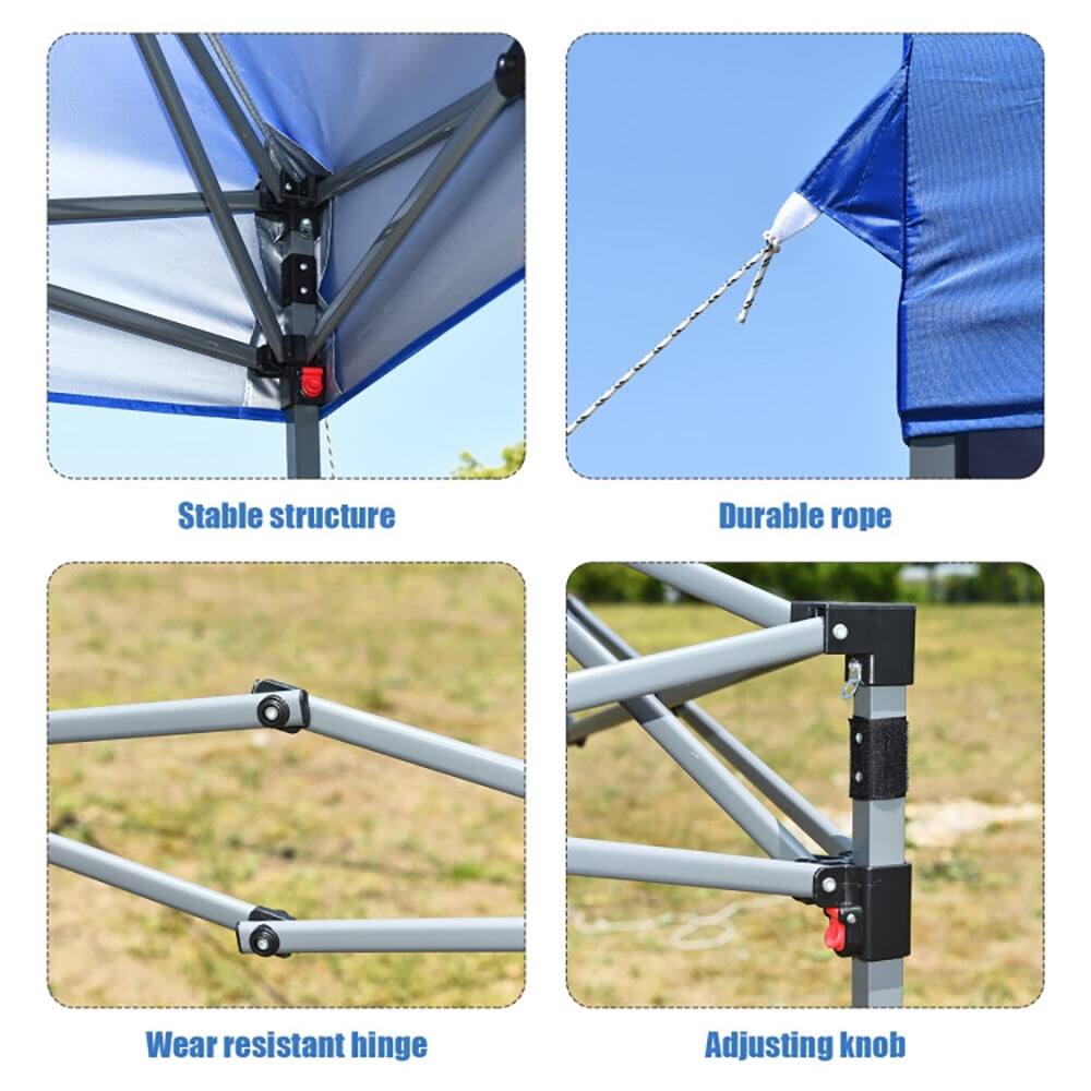 - Stable structure
- Durable rope
- Wear resistant hinge
- Adjusting knob
