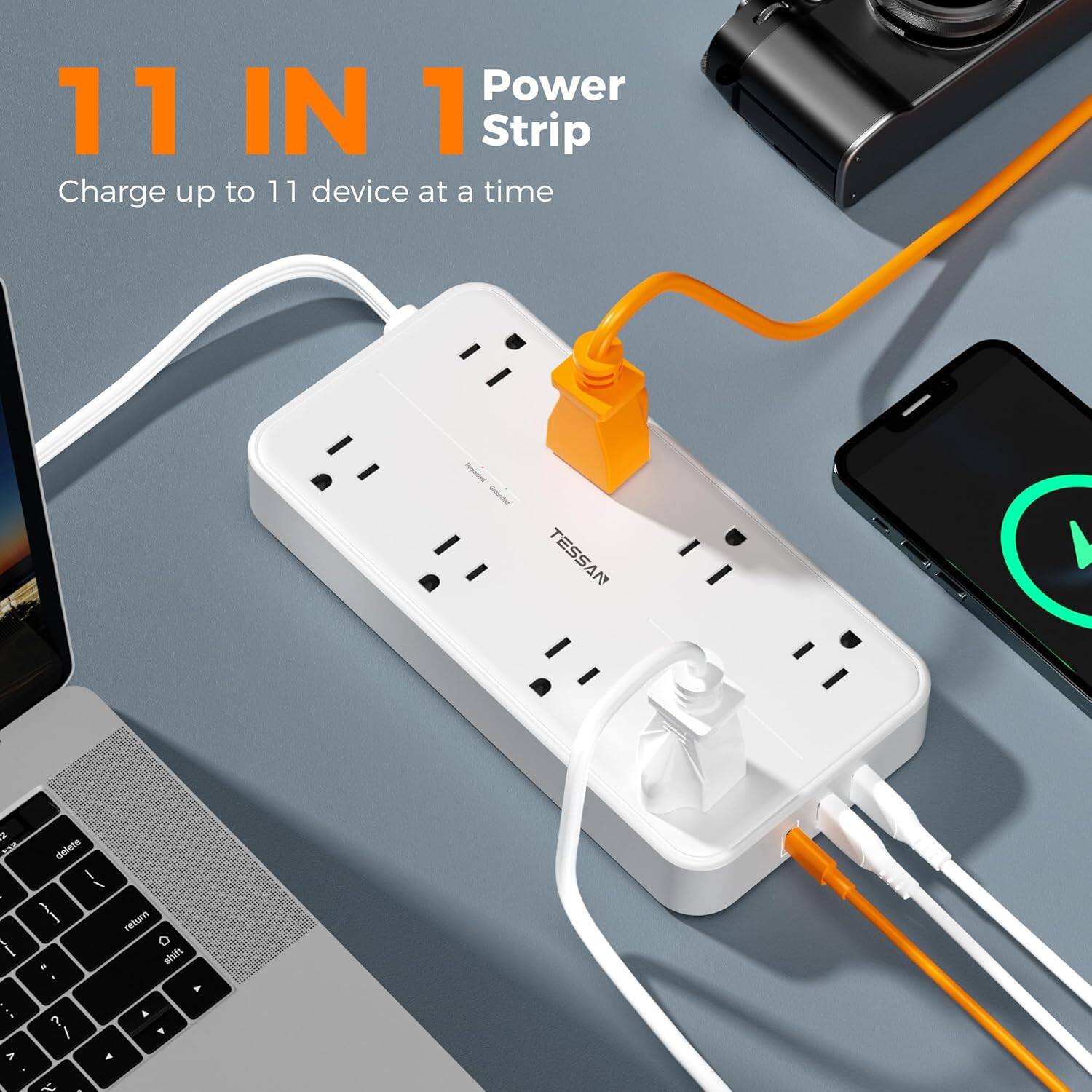 11 IN 1 Power Strip  
Charge up to 11 devices at a time
