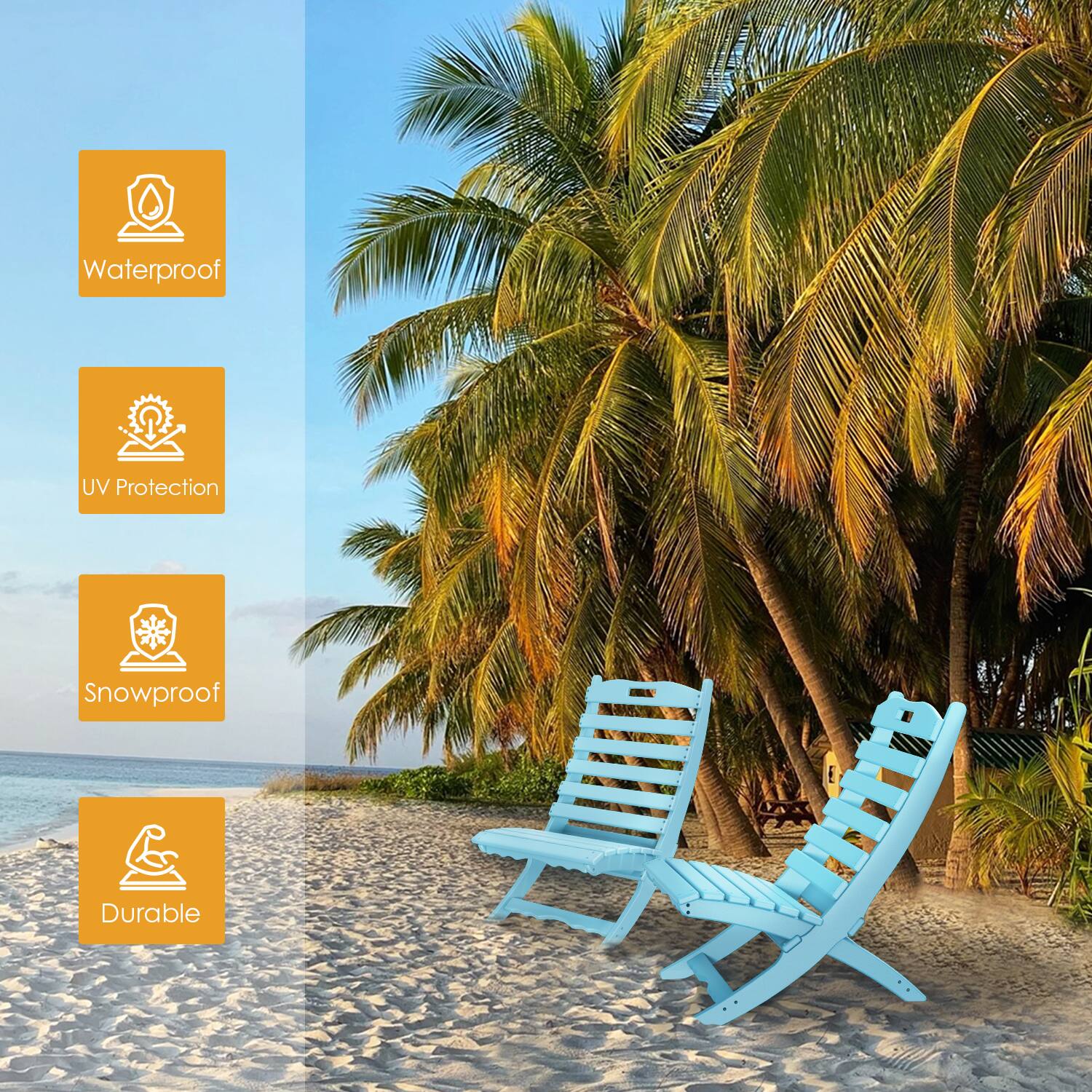 Waterproof  
UV Protection  
Snowproof  
Durable