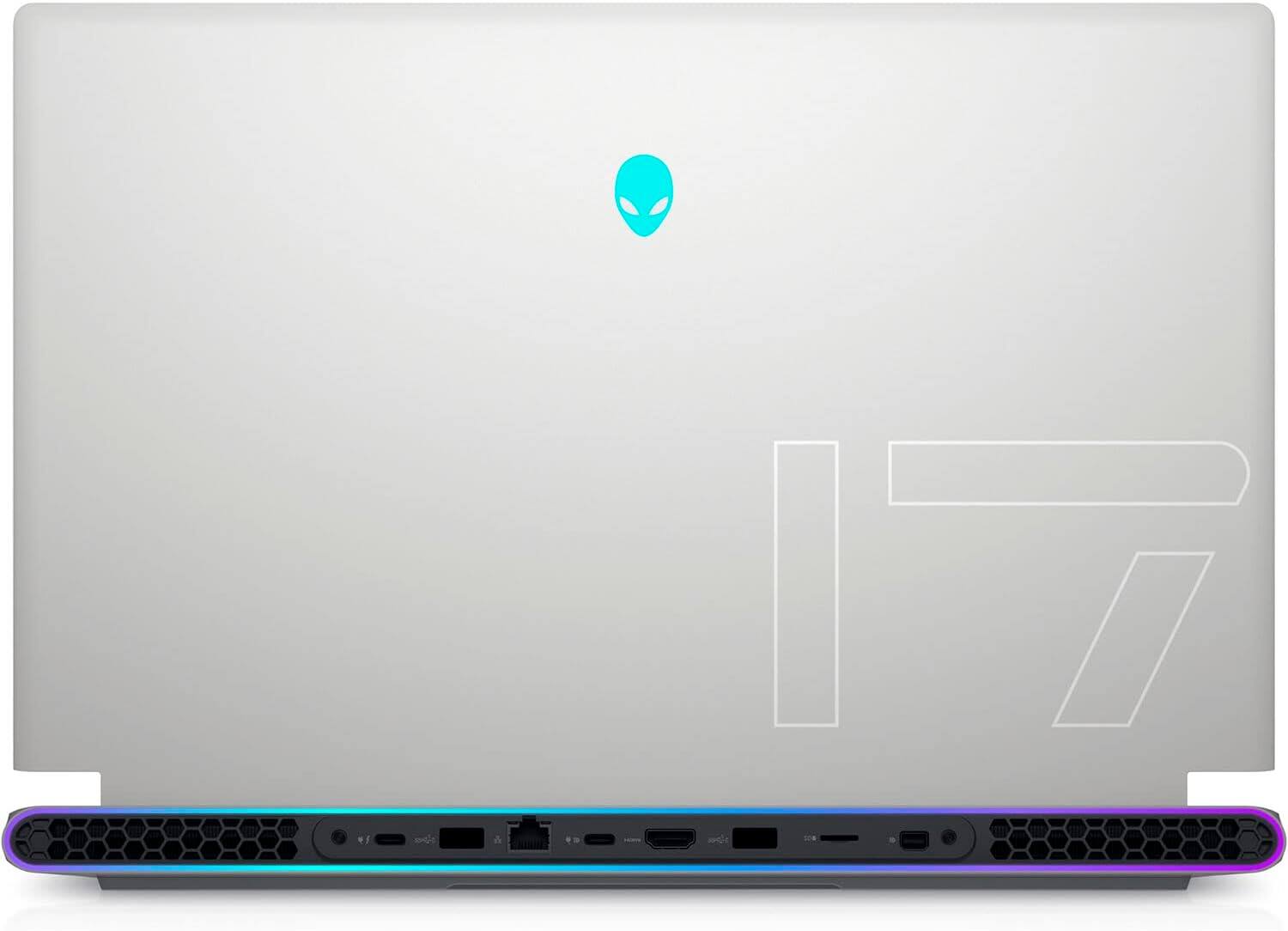 Alt View 4. Alienware - x17 R2 17.3" 480Hz FHD RGB Gaming Laptop - Intel Core i9-12900H with NVIDIA GeForce RTX 3080 - 32GB RAM - 1TB SSD - Black.